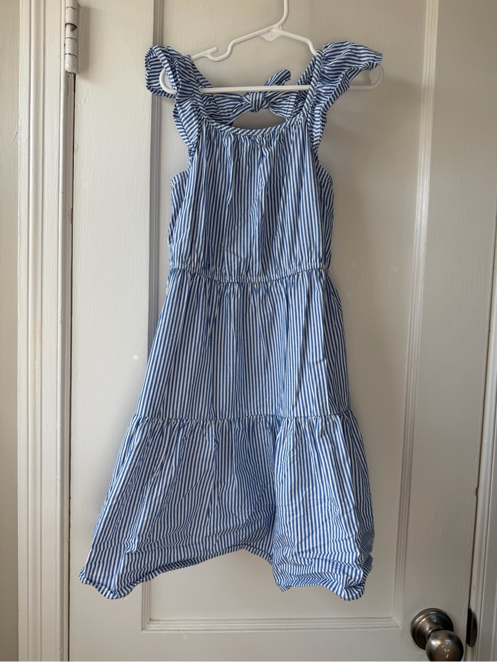 Crewcuts Blue & White Striped Sundress